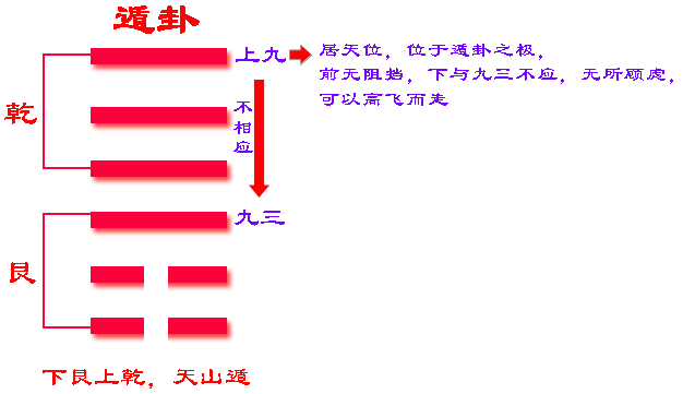 64卦益卦_益卦变遁卦_泽雷随卦随卦变水雷屯卦