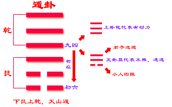 泽雷随卦随卦变水雷屯卦_64卦益卦_益卦变遁卦